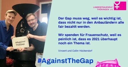#AgainstTheGap-Spender Vincent und Collin Höckendorf