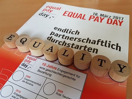 Equal Pay Day (EPD) 2017 in Erfurt