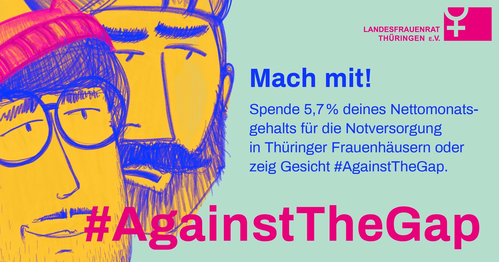 Aufruf zur Kampagne „Against The Gap“ (Motiv 3)