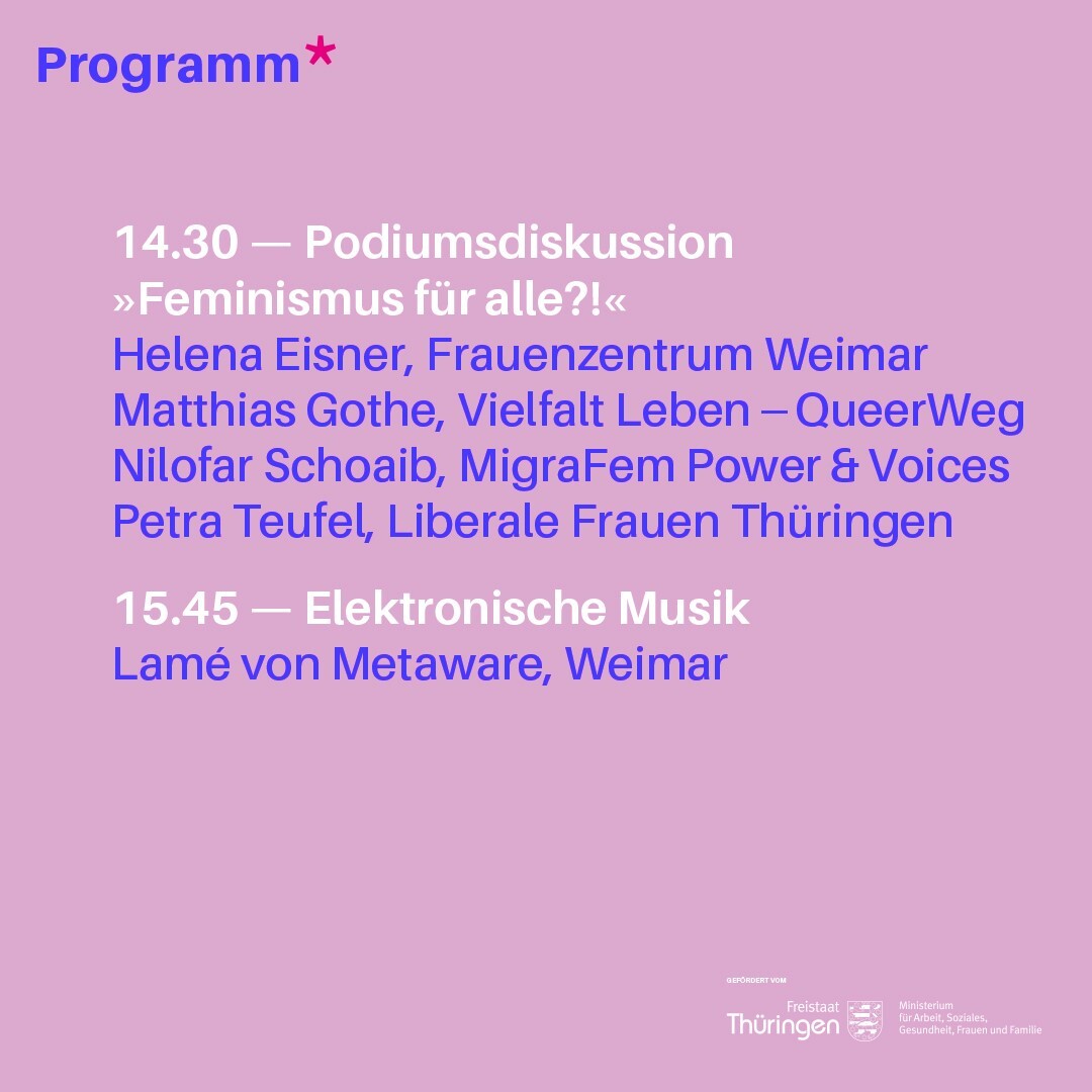Jubiläum Landesfrauenrat Programm 14.30-16.00 Uhr, Maria Gottweiss