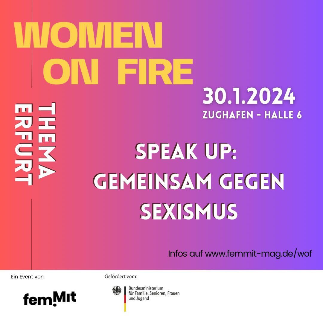 Woman on fire Event, fem.mit